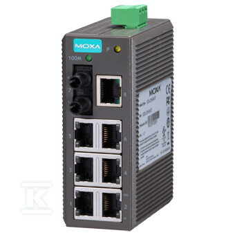 Промисловий комутатор 7 портів RJ - EDS-208-M-ST
