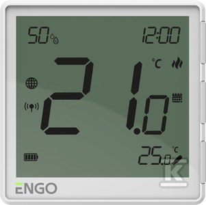 Regulator temperatury ENGO Controls EONEBATW natynkowy