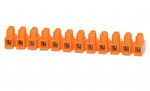 12-way terminal block. 2,5mm2 orange ONNLINE