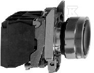 Przycisk płaski zielony LED 110/120V - XB4BW33G5