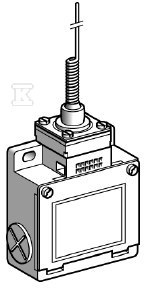 "Cat's whisker" limit switch 1NC+1NO, - XCKM106