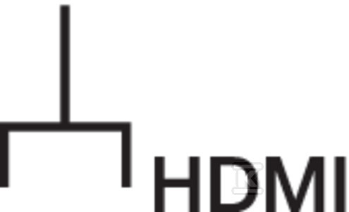 Gniazdo HDMI z przyłączem 90°, - 3315437006