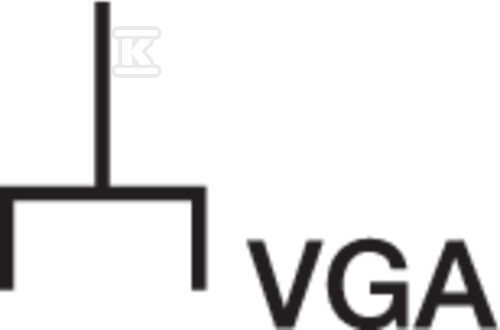 Gniazdo VGA alu aksamit, lakierowany, - 3315406084