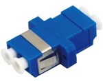 Single-mode SM LC duplex fiber optic adapter