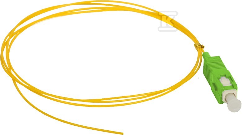 Pigtail SM 1J 9/125 Stecker SC/APC - FOI-SCA-9SM-2-G652D