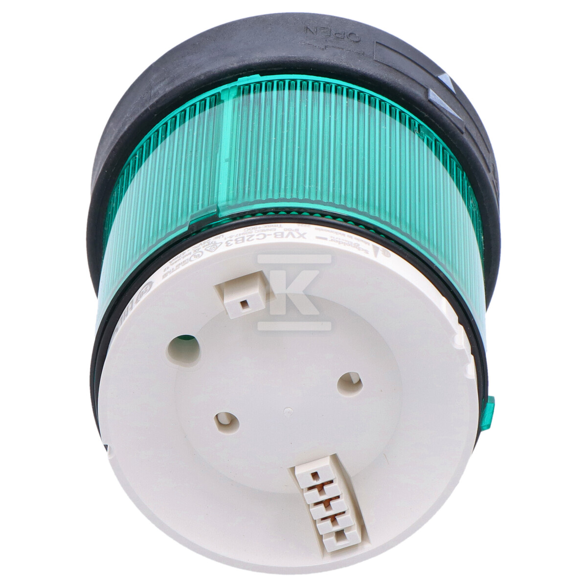 Світловий елемент Ø70 зелений LED - XVBC2B3