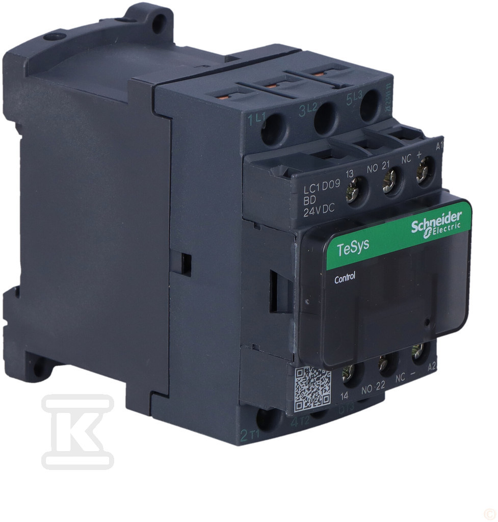 TeSis D Pover Contactor AC3 9A 3P 1NO - LC1D09BD