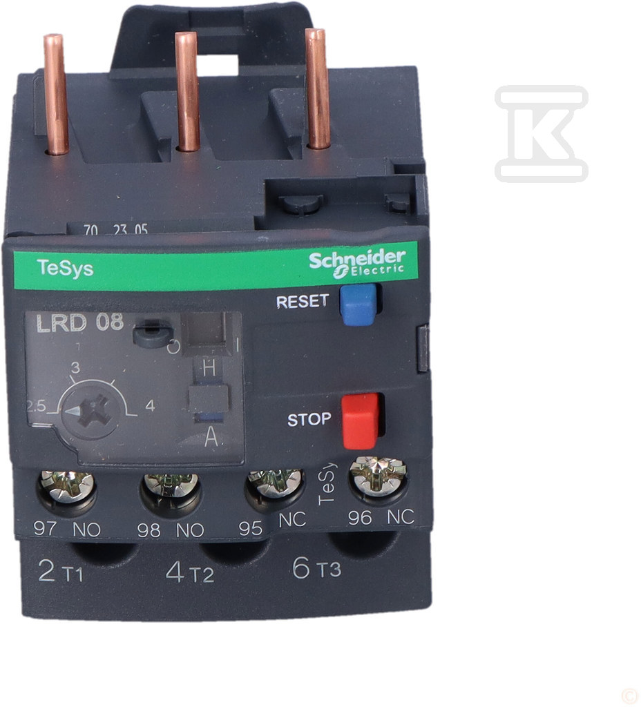 Теплове реле перевантаження TeSys LRD - LRD08