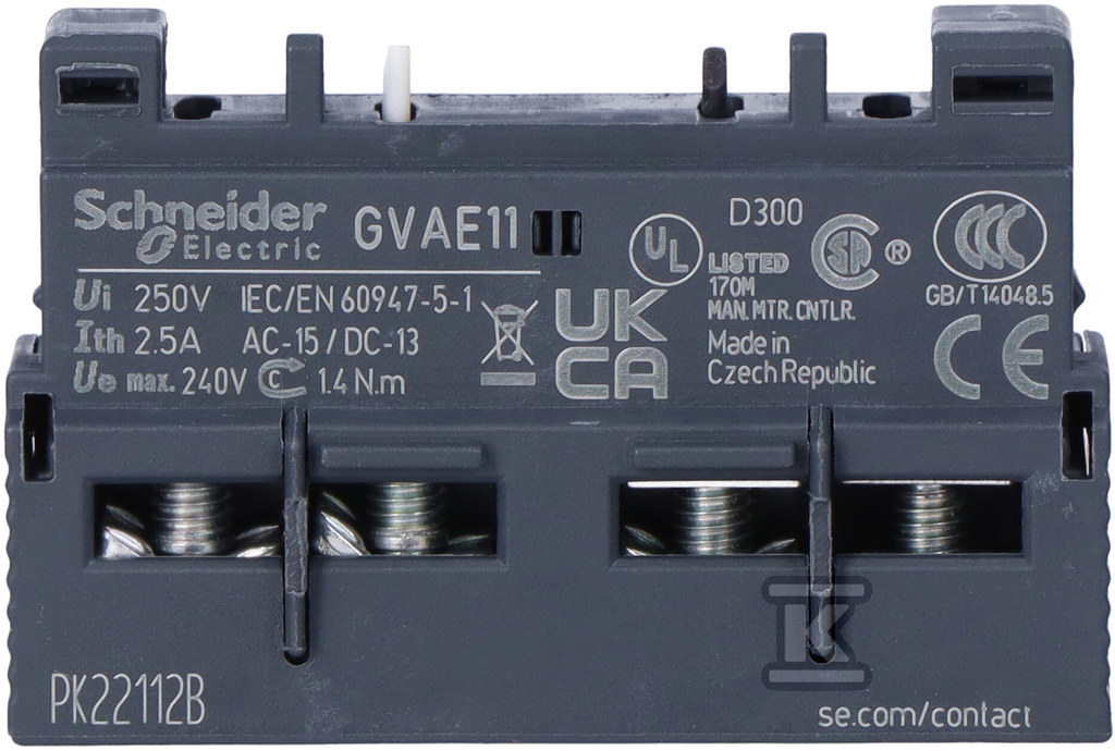 Миттєвий контактний блок переднього - GVAE11