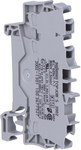 2.5 mm² 3-conductor through terminal block for Ex e II applications, description on the side and in the center for DIN rail 35 x 15 and 35 x 7.5 Push-in CAGE CLAMP® 2.50 mm² gray