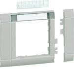 Maskownica 80 mm 1-krotna 55x55 mm pole opisowe PC-ABS bezhalogenowy jasnoszary