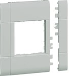 Maskownica 120 mm 1-krotna 55x55 mm PC-ABS bezhalogenowy jasnoszary