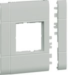 Maskownica 120 mm 1-krotna 50x50 mm PC-ABS bezhalogenowy jasnoszary