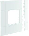Maskownica 120 mm 1-krotna 50x50 mm PC-ABS bezhalogenowy biały