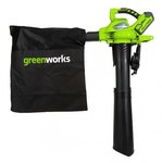 Dmuchawa/Odkurzacz (silnik bezszczotkowy) GREENWORKS 40V