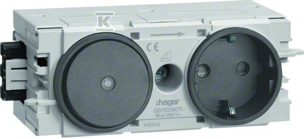Gniazdo SCHUKO z przełącznikiem WAGO - GS11009011