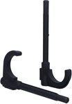 Single plastic hook for pipes - 12-20/12-26 (L = 77mm)