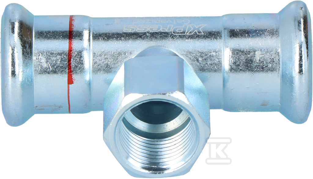 Трійник з GW KAN-therm Steel 22 x Rp1/2 - 1511258003