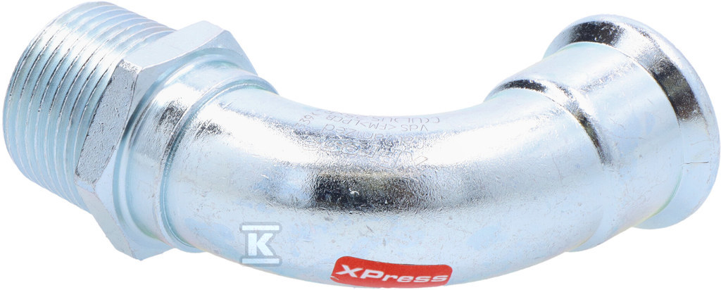 Коліно GZ - довге KAN-therm Steel - 28 - 1509070006