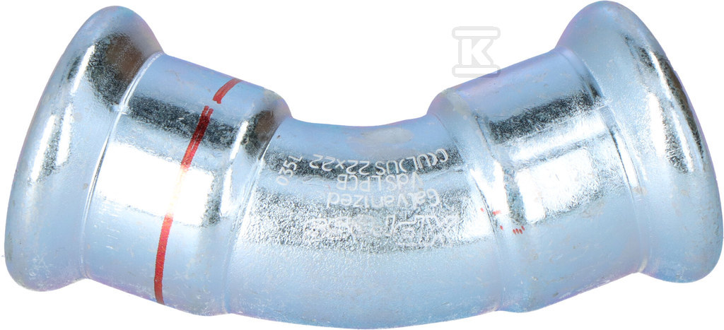 Kolano 45° Steel Sprinkler - 22 - 1511068004
