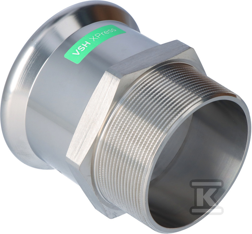 Conector cu GZ KAN-therm Inox - 88,9 x - 1609045003