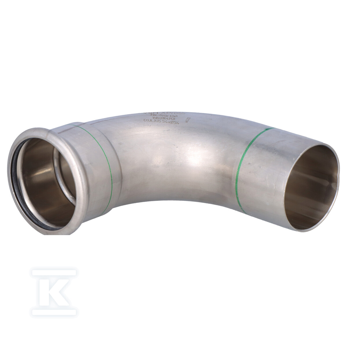 Ніпель KAN-therm Inox вигин 90 градусів - 1609068148