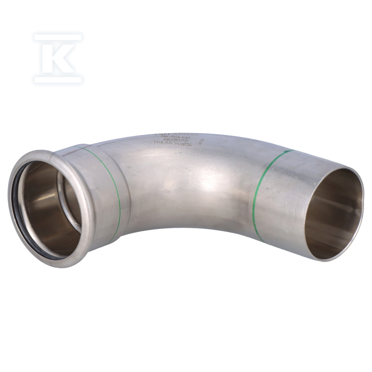 Ніпель KAN-therm Inox вигин 90 градусів - 1609068148