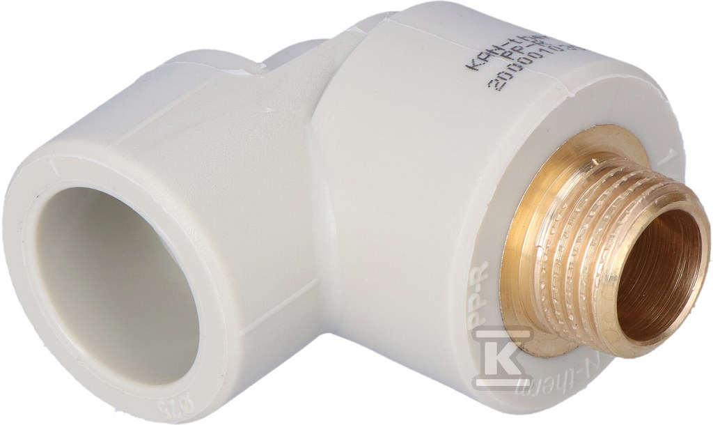 Winkel 90° PP-R GZ - 25 R1/2" - 1209070003