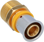 KAN-therm Press connector with 20x2 male thread G3/4"