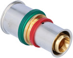 KAN-therm Press reducing connector with a 32x25 pressed ring