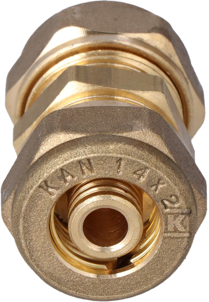 Złączka mosiężna skręcana do rur - 1110042005