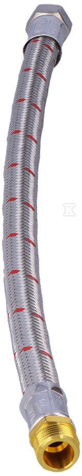 Шланг з опліткою 10BAR,L=50cm,1/2"GW/GZ - M4325.1121.50