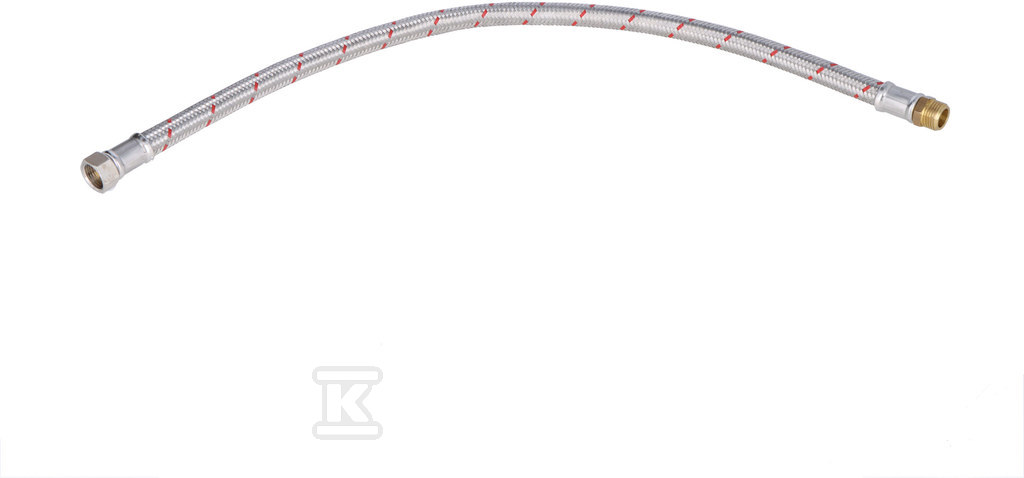 10BAR,L=70cm,1/2"GW/GZ шланг з опліткою - M4325.1121.70