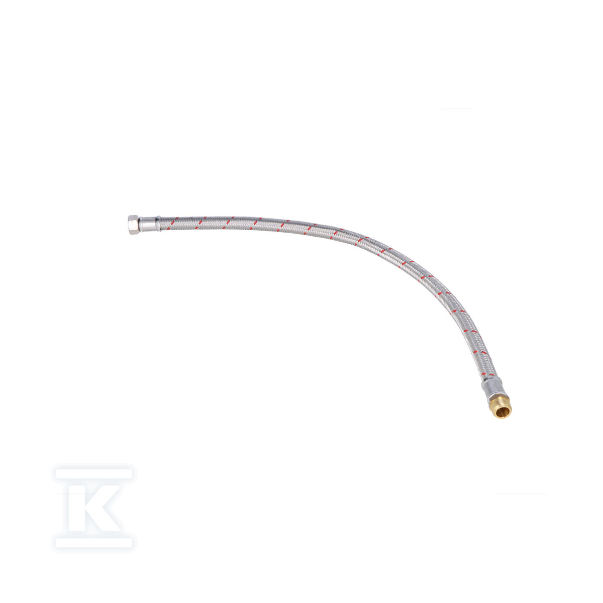 10BAR,L=70cm,1/2"GW/GZ шланг з опліткою - M4325.1121.70