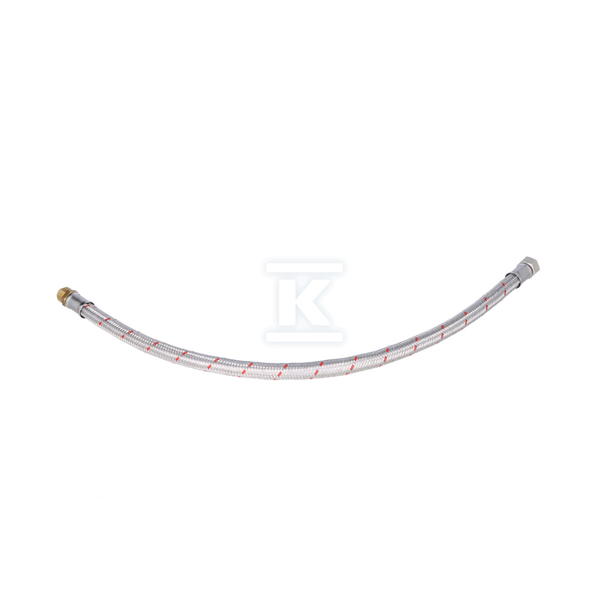 10BAR,L=70cm,1/2"GW/GZ шланг з опліткою - M4325.1121.70