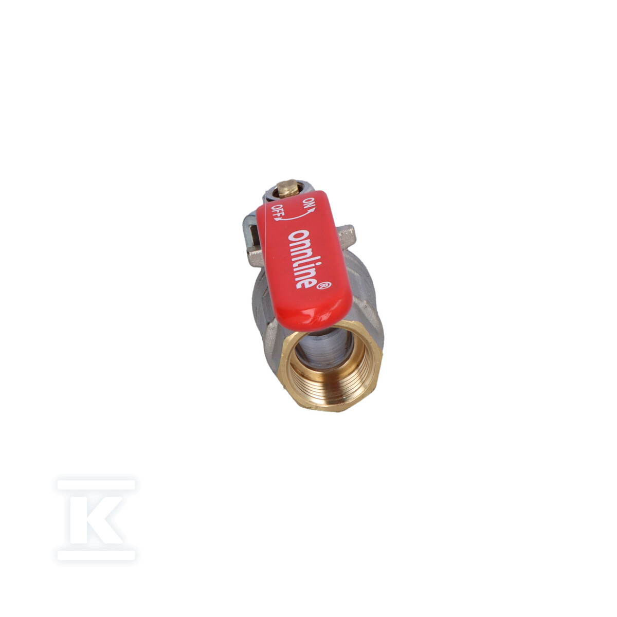 Кран кульовий DN15 PN25 1/2" GW/GW - HAO092