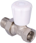 Straight radiator valve 1/2"