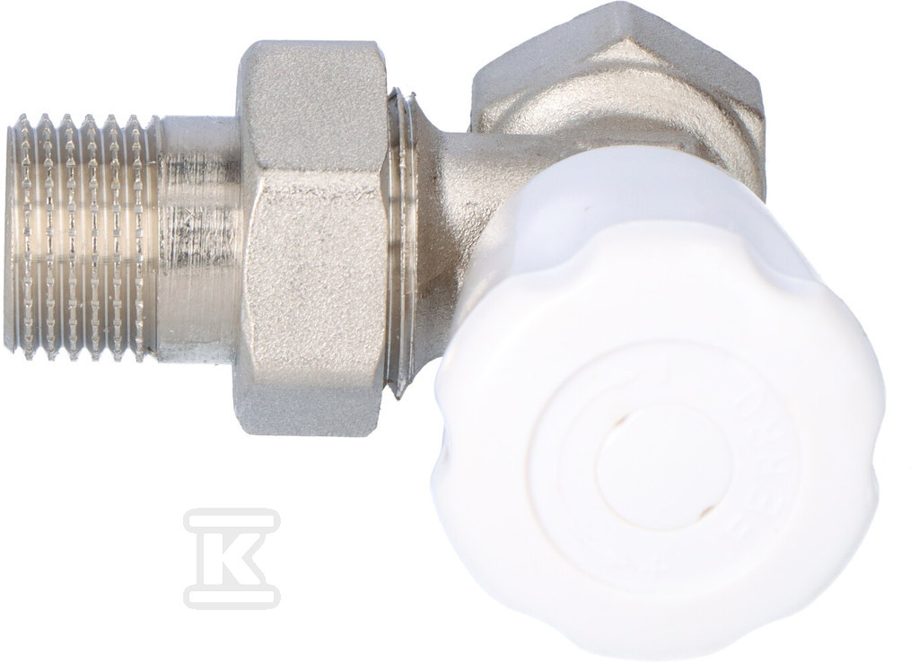 Кран радіаторний кутовий 1/2" - ZG5YW