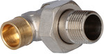 Angle cut-off radiator valve 1/2" for soldering