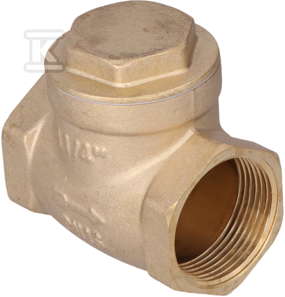 Клапан зворотний 5/4" з заслінкою, PN16 - ZZK4