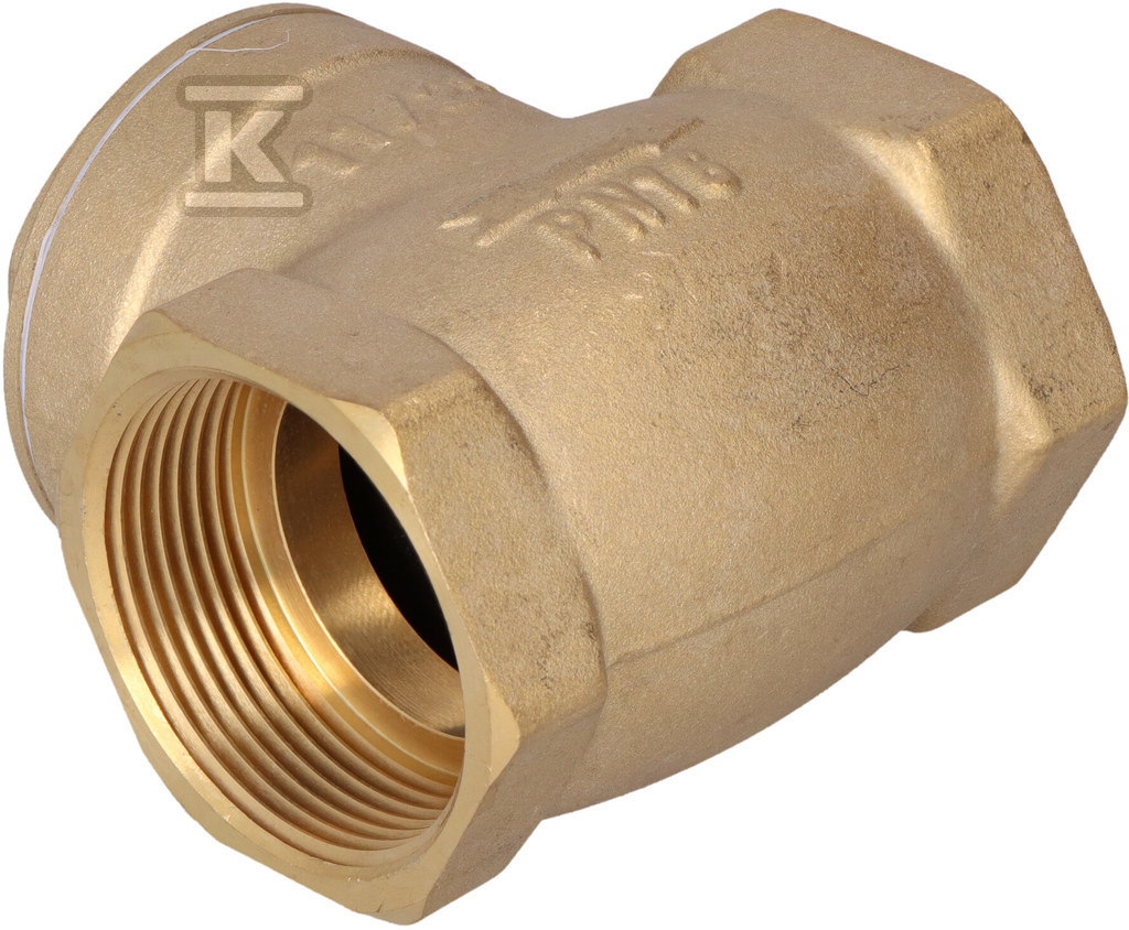 Клапан зворотний 6/4" із заслінкою, - ZZK5