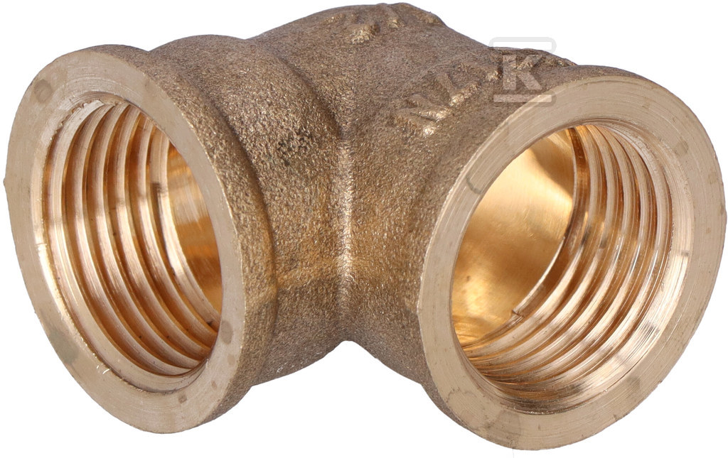 Коліно 90 градусів GW x GW 1/2" латунь - HAO402