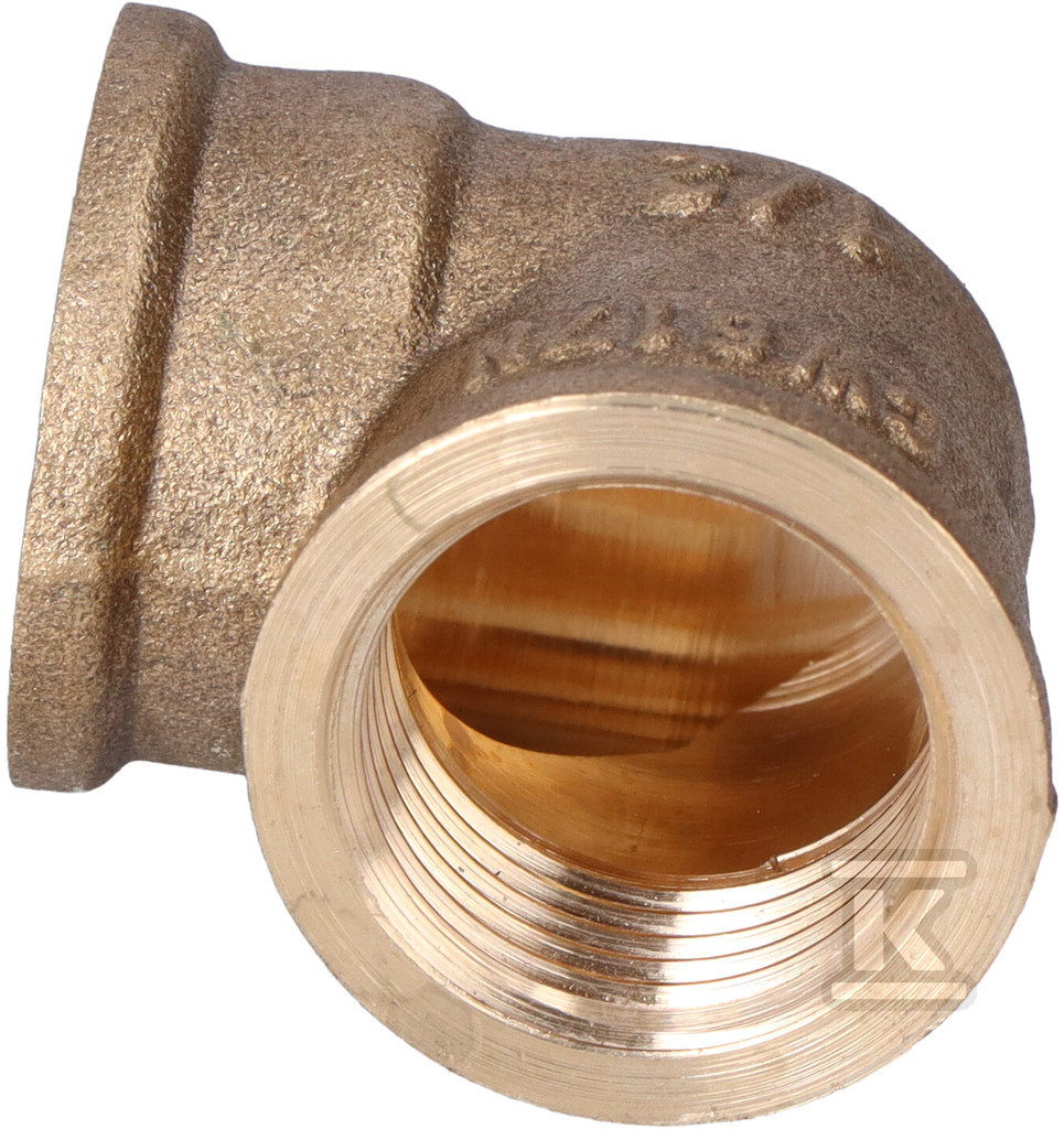 Коліно 90 градусів GW x GW 1/2" латунь - HAO402