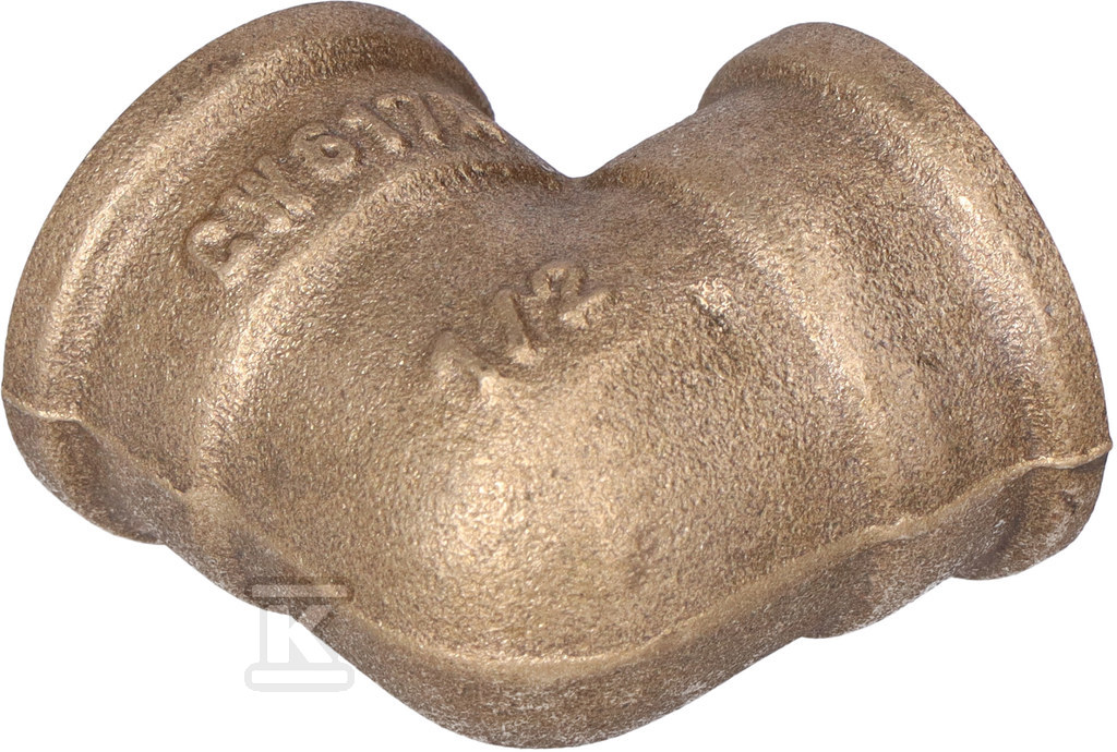 Коліно 90 градусів GW x GW 1/2" латунь - HAO402