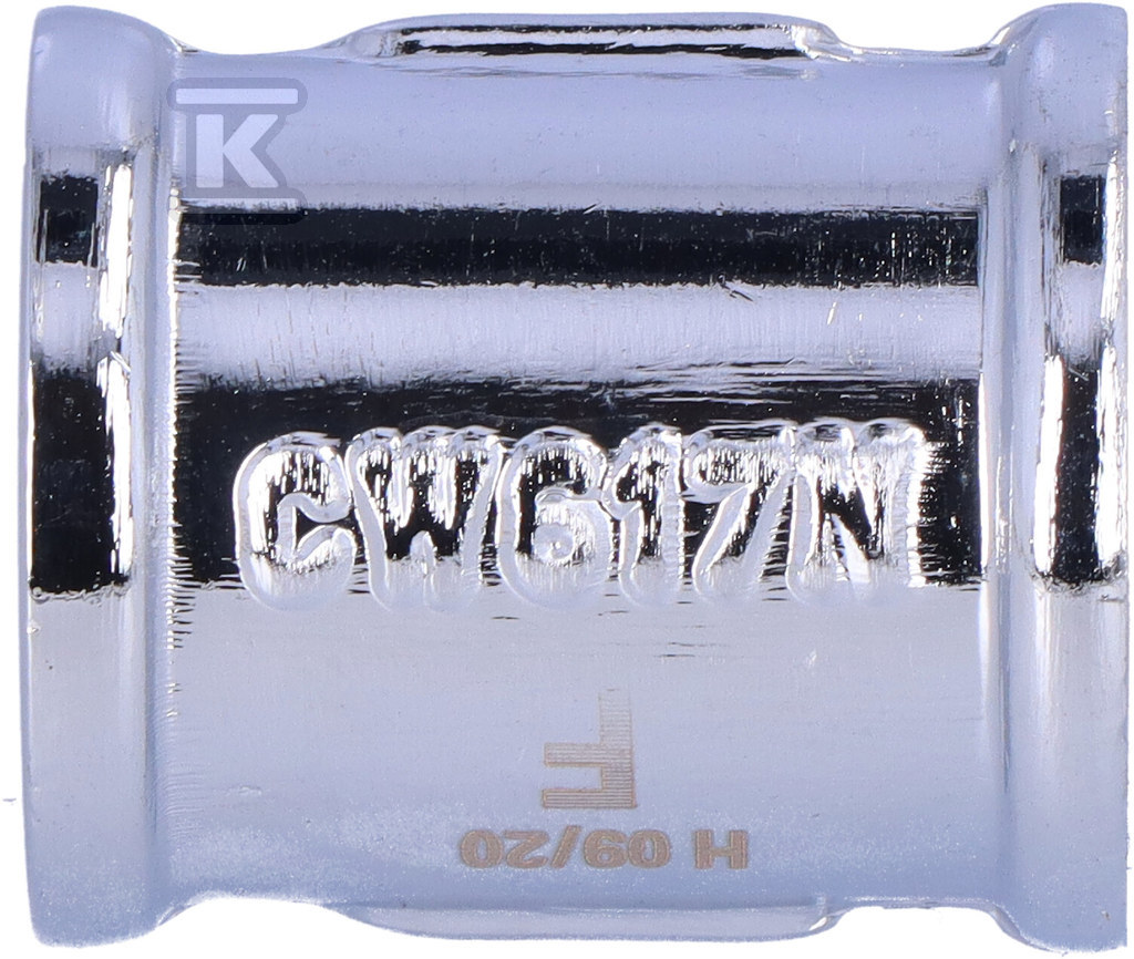Гільза GW x GW 1/2" хромована латунь - HAO413