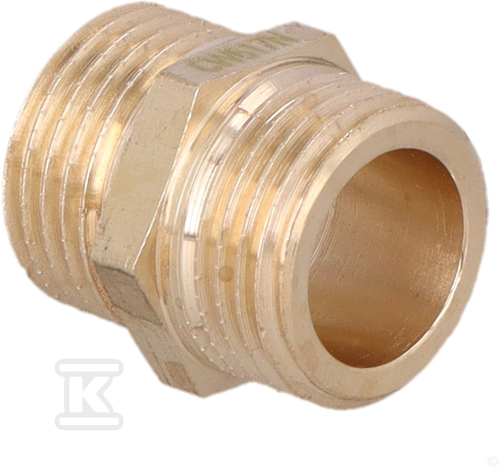 Ніпель GZ x GZ 1/2" латунь Onnline - HAO421