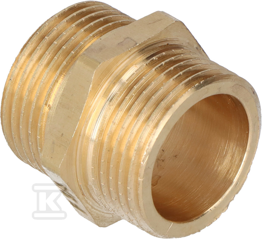 Ніпель GZ x GZ 3/4" латунь Onnline - HAO423