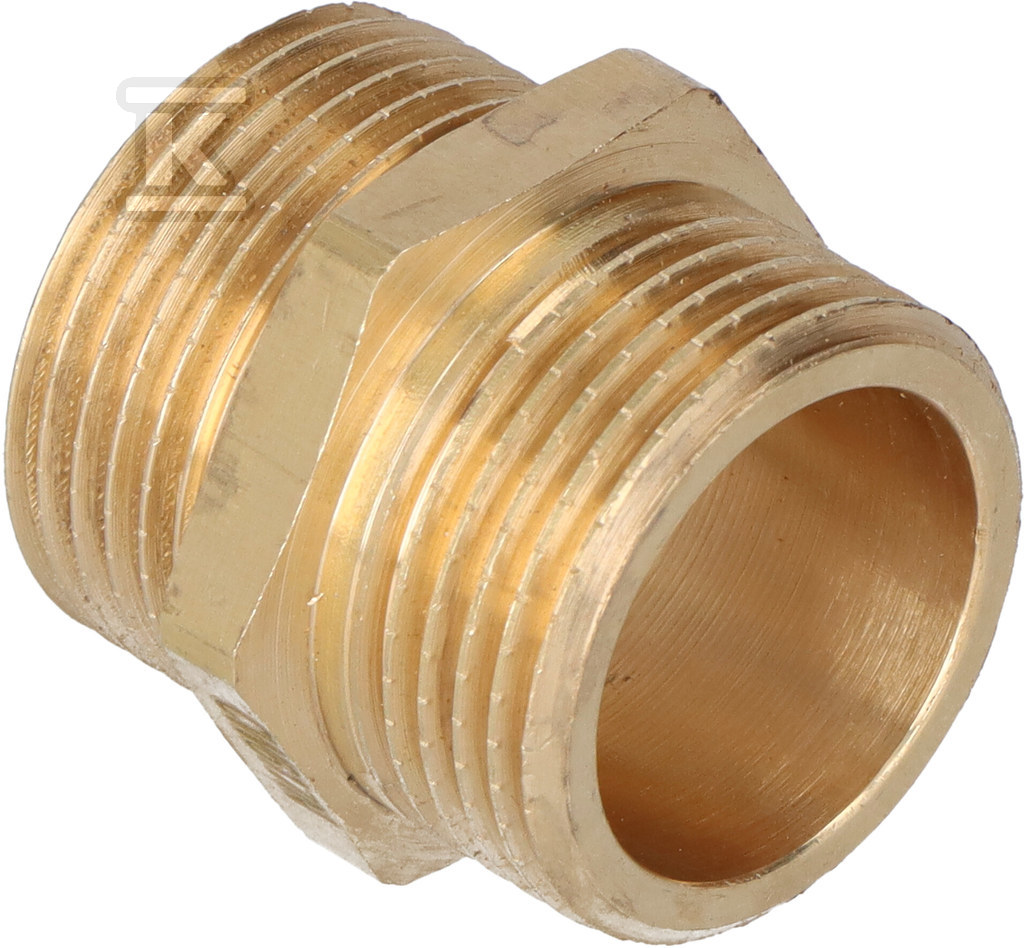 Ніпель GZ x GZ 3/4" латунь Onnline - HAO423
