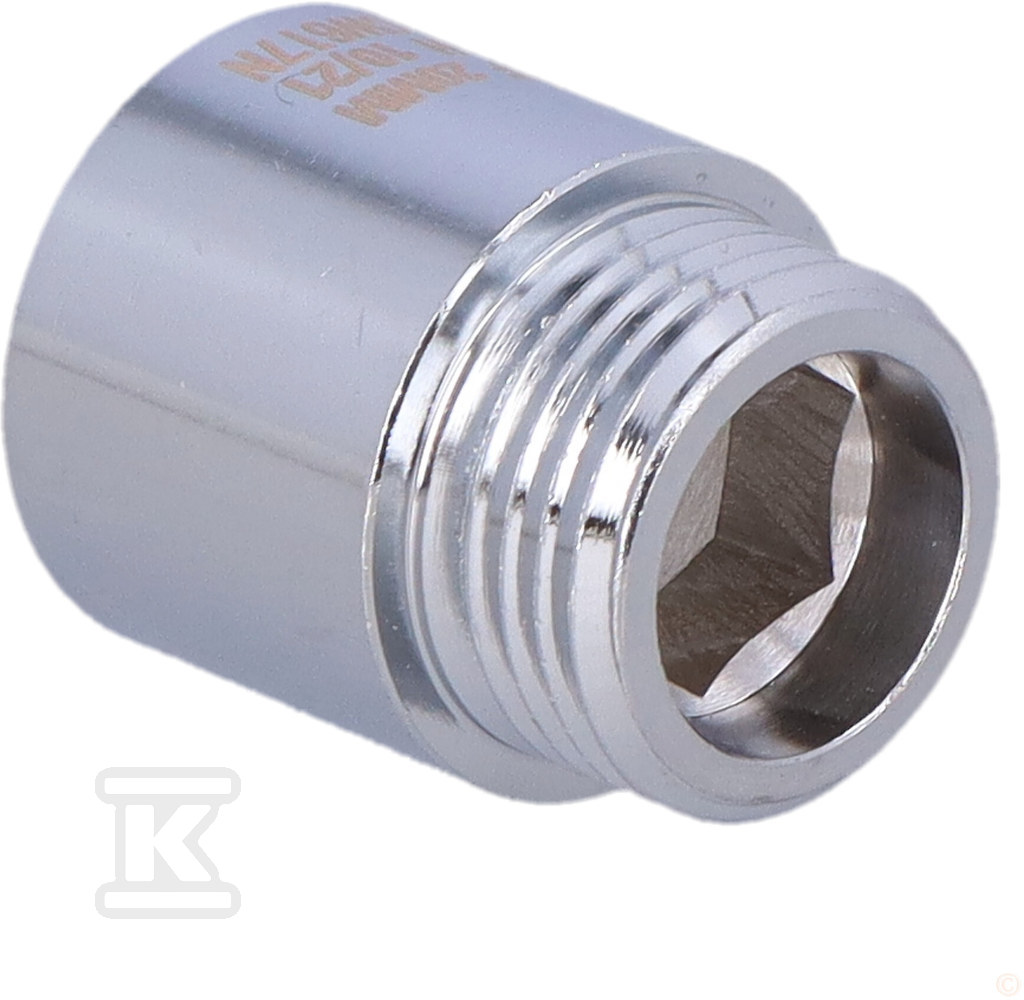 Подовжувач 1/2"x20mm латунь хромована - HAO433