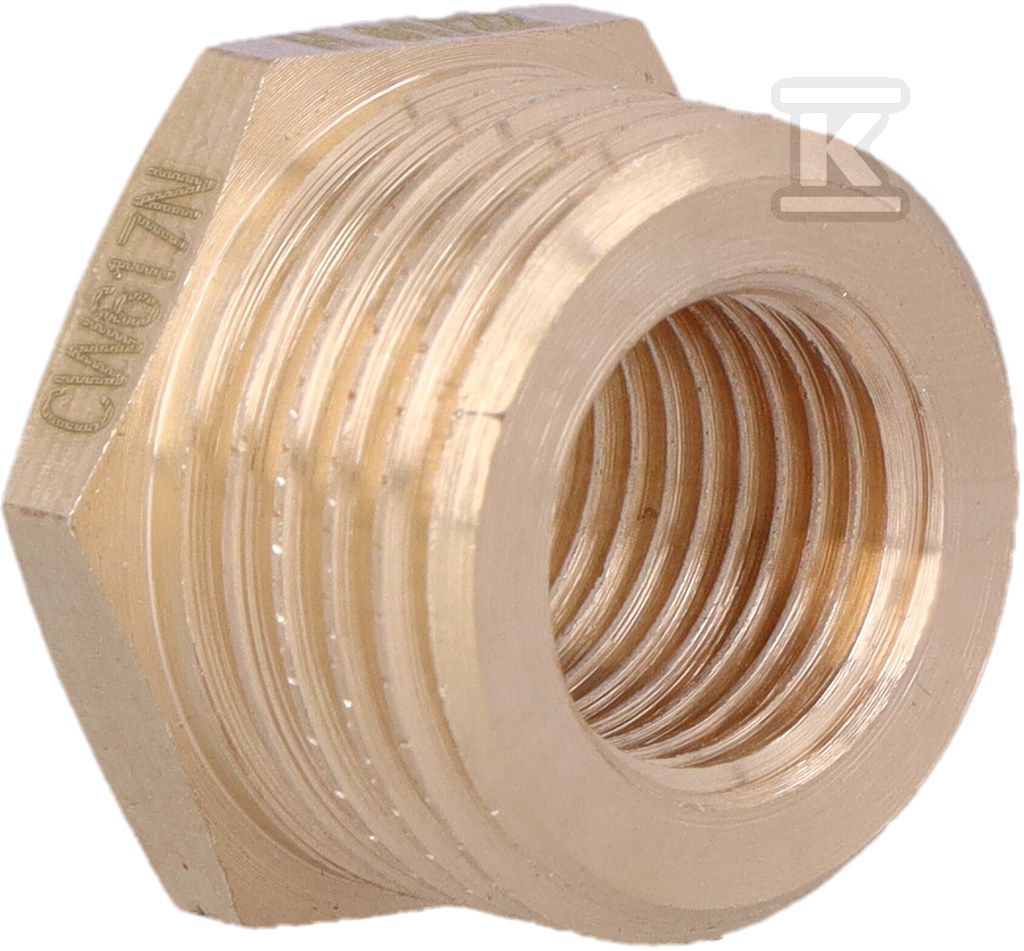 Зменшення GZ x GW 1/2x1/4" латунь - HAO450